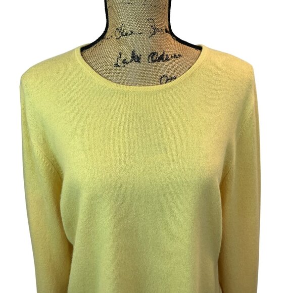 Marshall Fields 2-Ply Cashmere Sweater Womens XL NWT - Picture 4 of 11